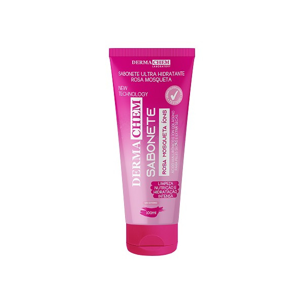 Derma Chem Sabonete Ultra Hidrat Rosa Mosqueta 100 Ml 