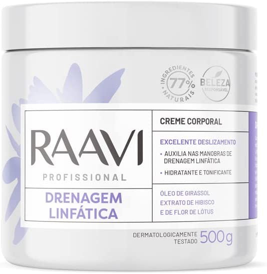 Raavi Creme Drenagem Linfatica 500g (pa2605) 