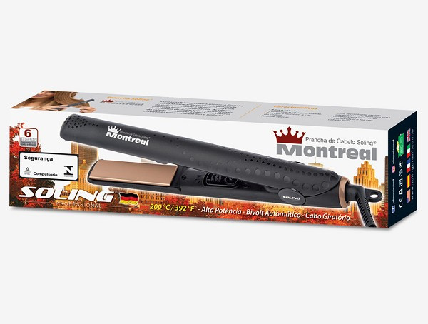 Soling Prancha Montreal 200°c Bivolt Ref. 242 