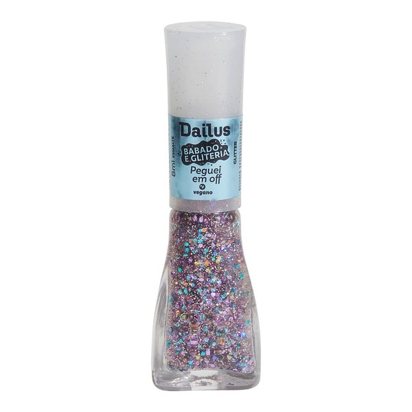 Dailus Esmalte Babado E Gliteria Peguei Em Of 8ml 