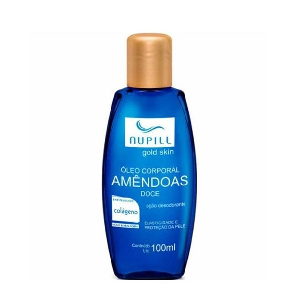 Nupil Oleo Amendoa Colageno Natural Gold Skin 100ml 