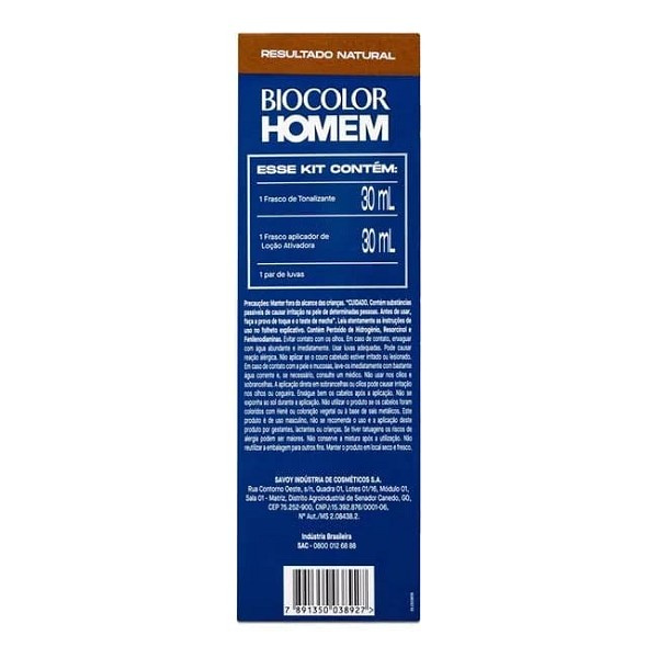 Biocolor Homem Castanho Claro 