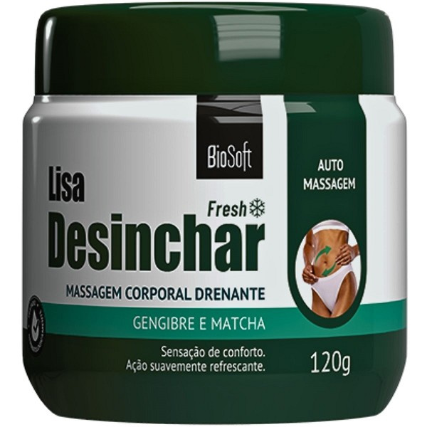 Bio Soft Lisa Creme De Massagem Desinchar 120g 