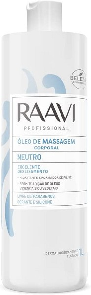 Raavi Oleo De Massagem Corporal 1l 
