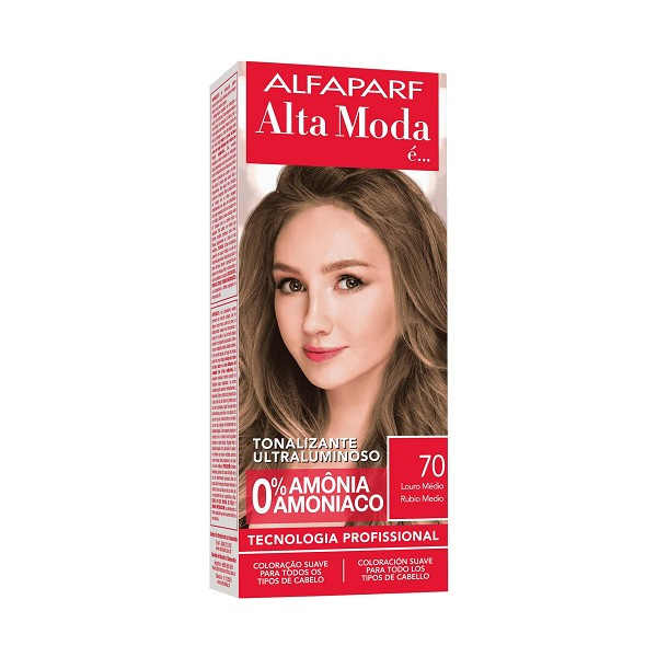 Alta Moda Tonalizante 7.0 Louro Medio 150g 