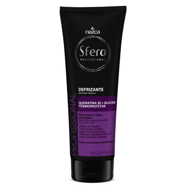 Sfera Defrizzante Queratina 3d+silicone Termoprotetor 400g 