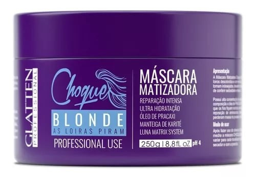 Glatten Choque Mascara Matiza Blonde 250g 