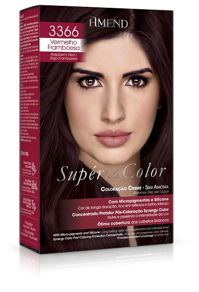Amend Superia Color 3366 Vermelho Framboesa 