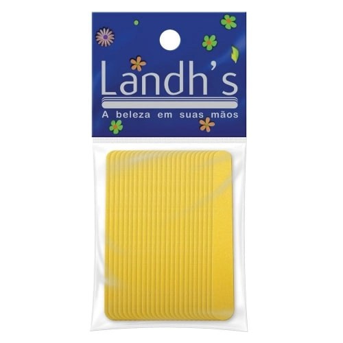 Landh S Lixas Unhas Mini 9 Cm Com 24 Un Canario Ref:2410 